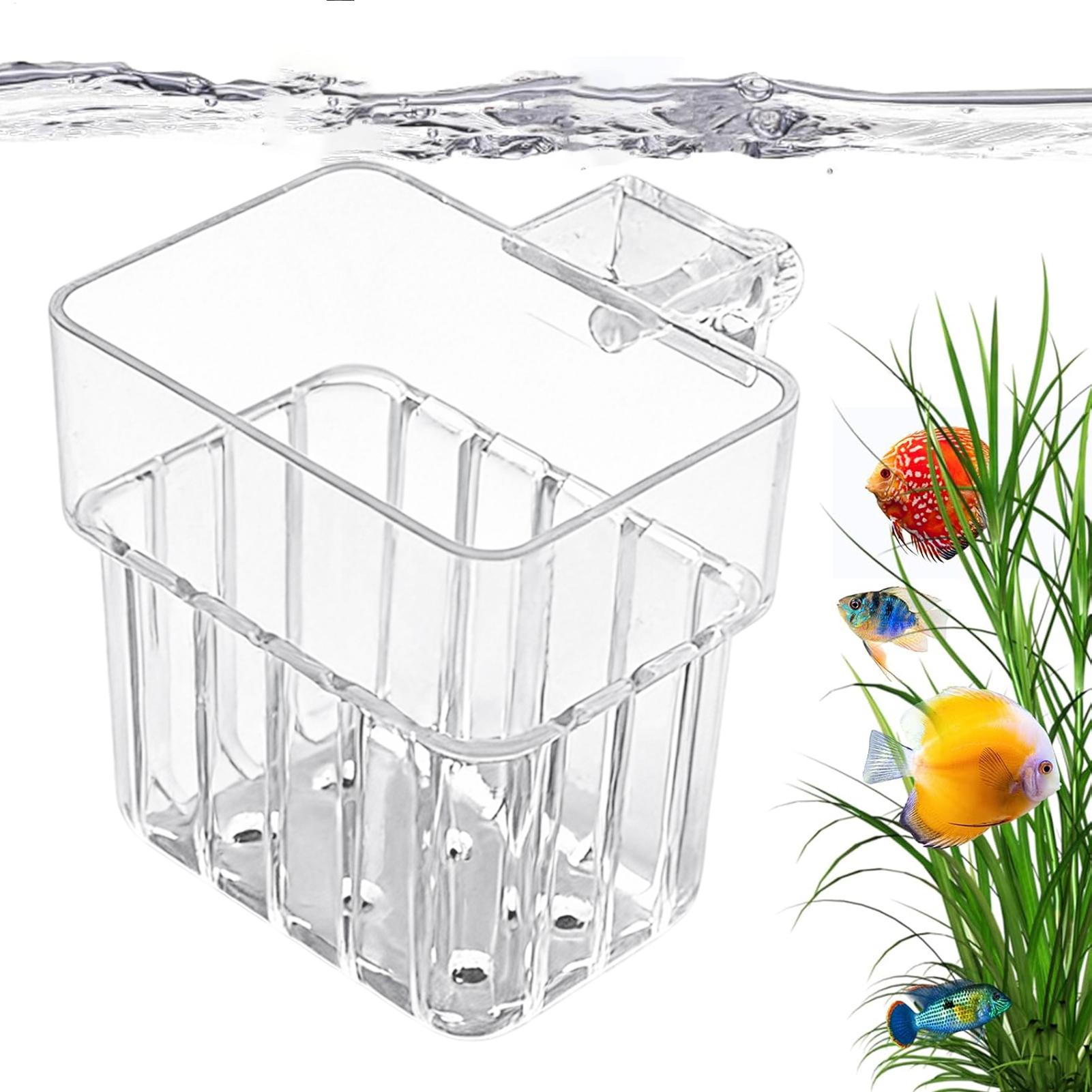 Plant Aquarium Pot - กระถางปลูกพืชแบบแขวนโปร่งใสสำหรับตู้ปลา ระบบไฮโดรโพนิกส์ ตกแต่งสถานที่ทำงานในร่ม ตกแต่งการเพาะปลูก