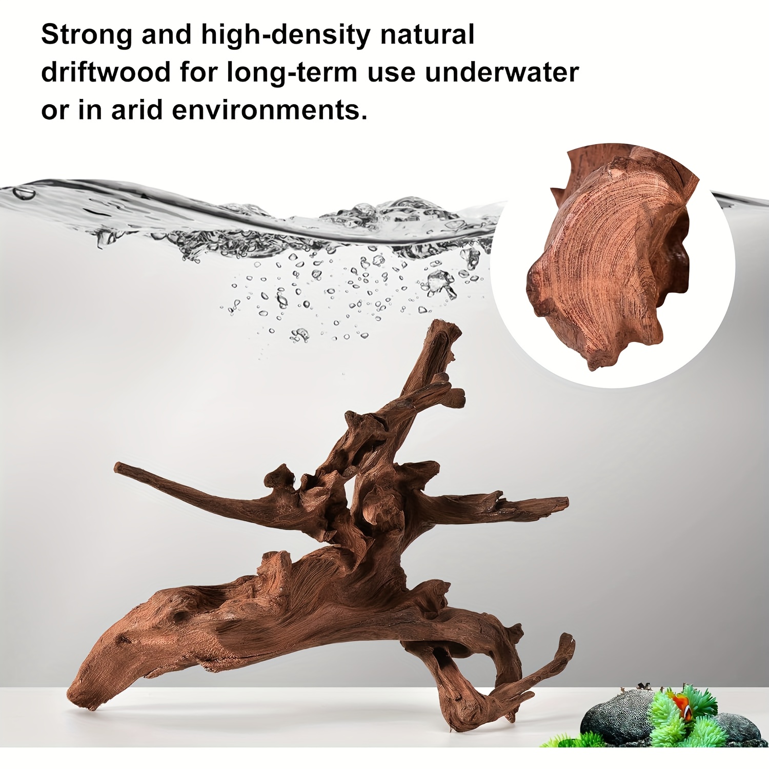 Aquarium Driftwood - สินค้าขายดี ของตกแต่งตู้ปลาใหม่ จัดสวนตู้ปลา ไม้จมธรรมชาติ ไม้ลอยธรรมชาติรูปทรงไม่สม่ำเสมอ รากไม้ประดับ