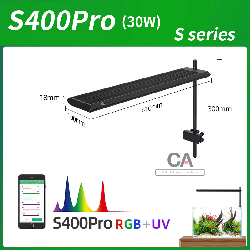WEEK AQUA S Series RGB+UV ไฟตู - Live Plant Aquarium บทวิจารณ์และราคา