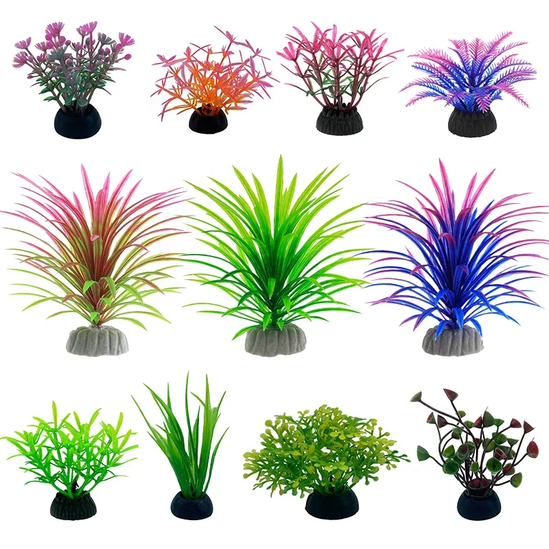 PVC Aquarium ตกแต่งจําลองประดิ - Live Plant Aquarium บทวิจารณ์และราคา