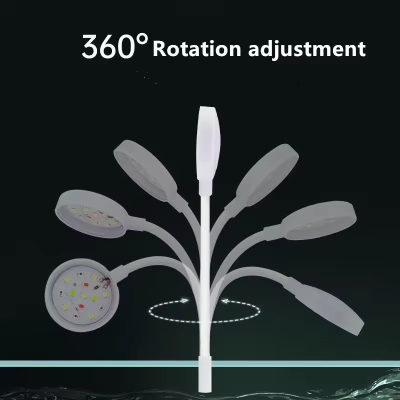 ไฟ LED แบบหนีบสำหรับตู้ปลา USB - Aquarium Plant Light บทวิจารณ์และราคา