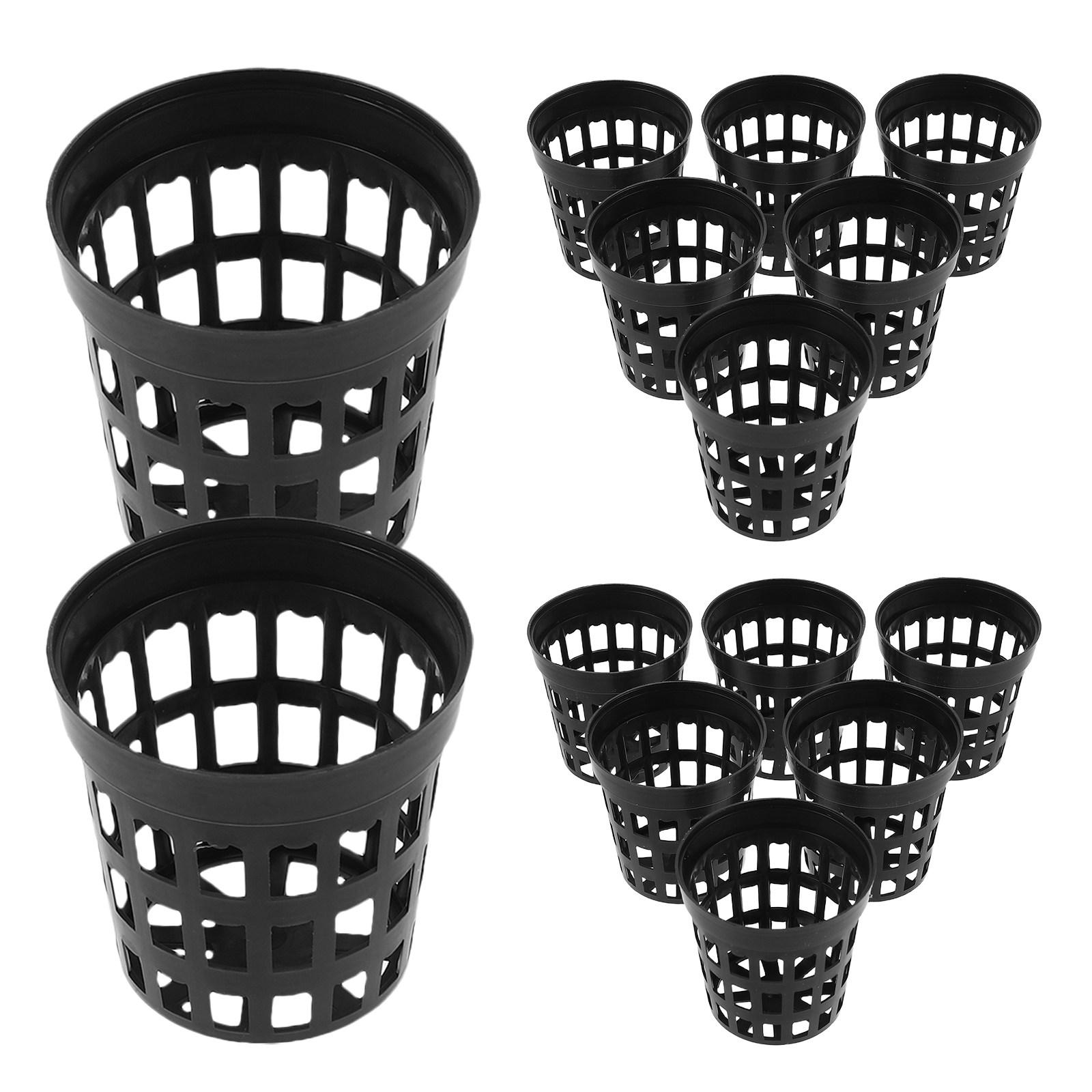 40 ชิ้น ตะกร้าตาข่ายพลาสติกสำห - Aquarium Plant Holder บทวิจารณ์และราคา